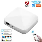 Умный концентратор Tuya ZigBee 3,0, проводной мост шлюза для дистанционного управления через приложение Smart Life, работает с Alexa Google Home Assistant