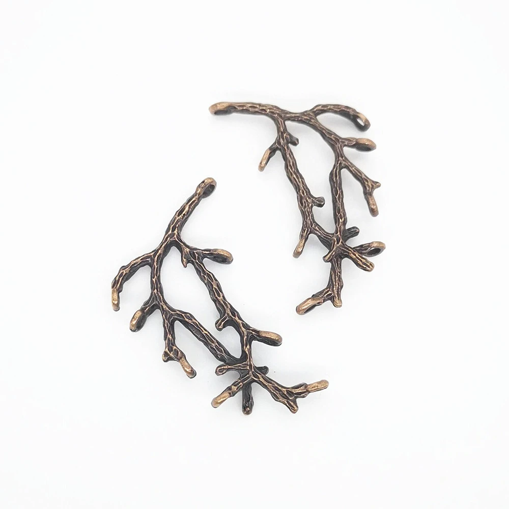 4Pcs 29*47mm Branch Charms Metal Alloy Four Colors Tree For Jewelry Making Findings DIY Handmade | Украшения и аксессуары