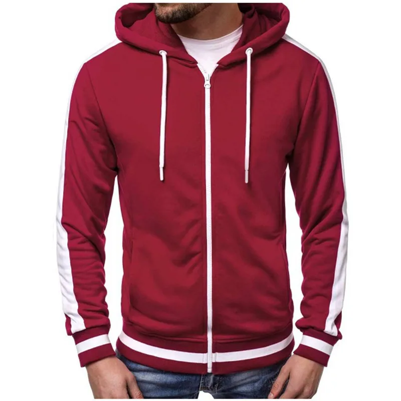 Женская Осенняя толстовка на молнии с капюшоном и кулиской мужские куртки