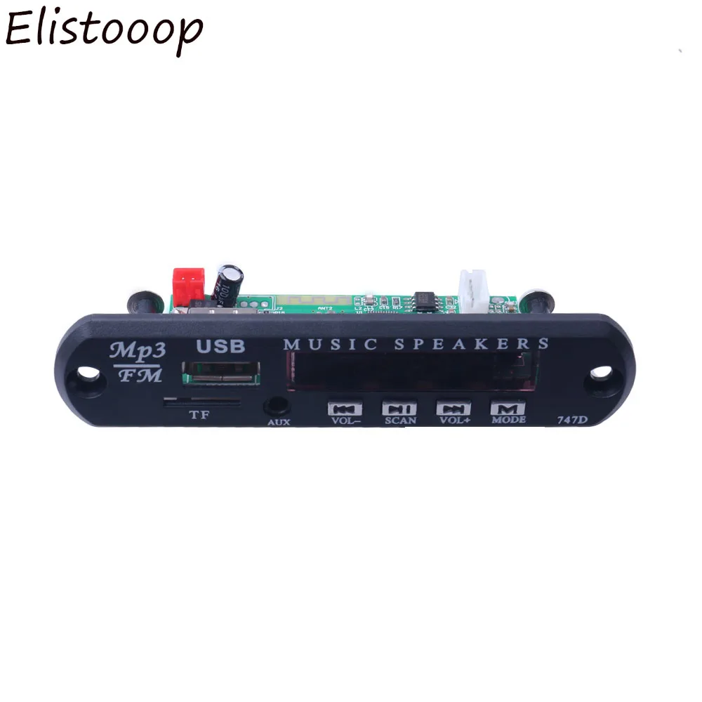 MP3 WMA декодер 12 В плата аудио модуль USB TF радио Bluetooth5.0 беспроводной музыкальный