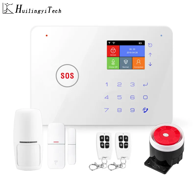 

Система сигнализации Tuya для умного дома с поддержкой Wi-Fi и Sim-карт