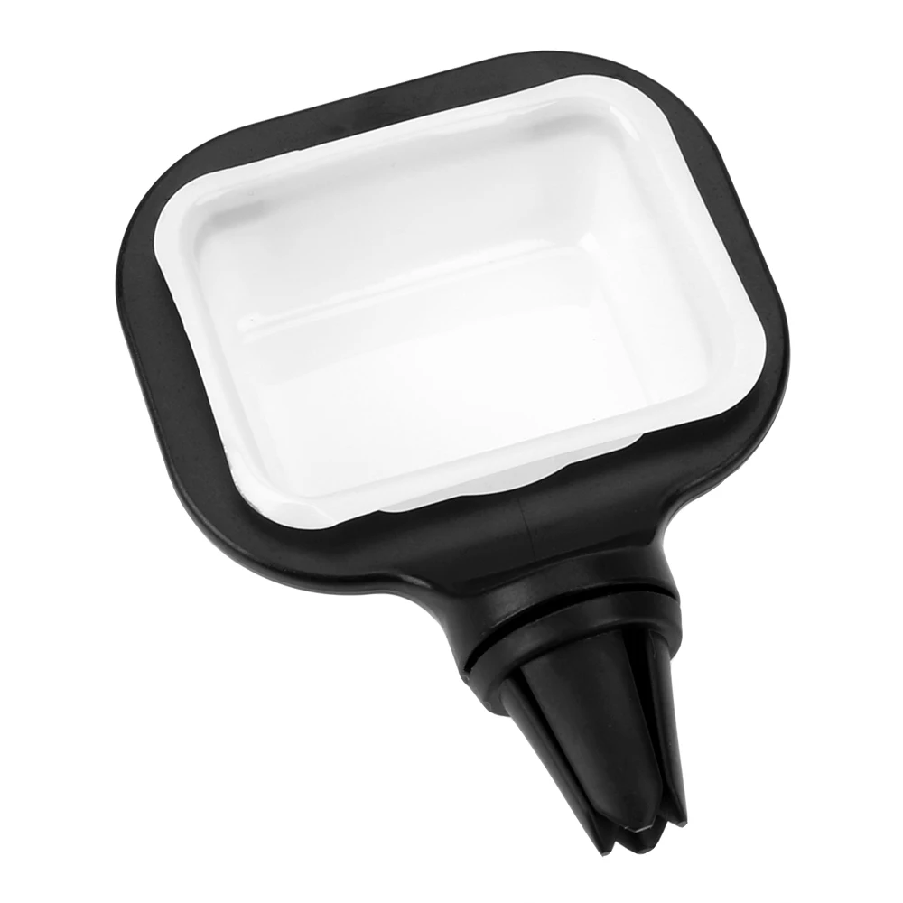 Black YOSOLO Автомобильный держатель для соуса, соусов, соусов, соли, уксуса, сахарной соусницы, портативный пластиковый зажим для томатного соуса, автомобильные аксессуары - Цвет: Black