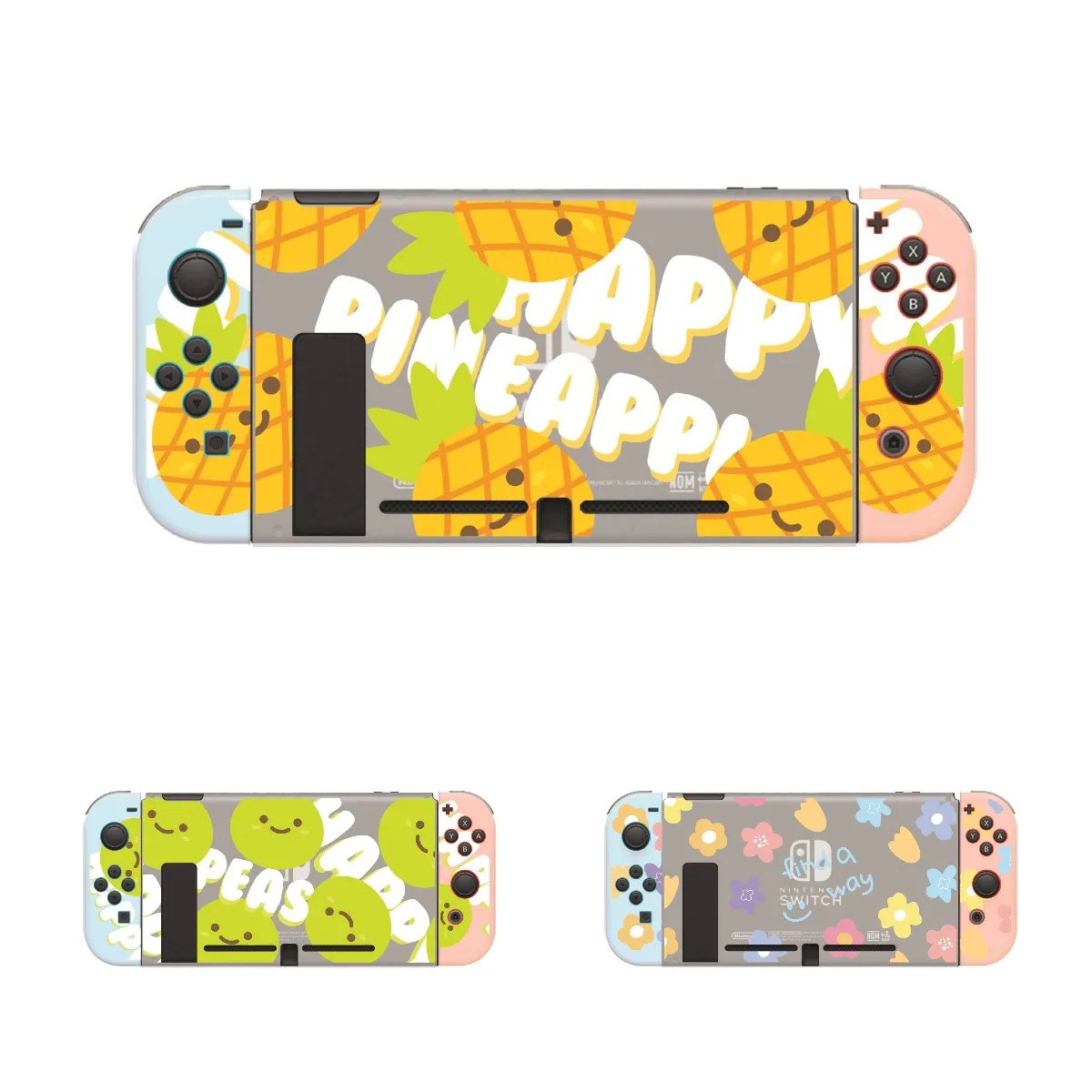 

Cute Fruit Print Switch Accessories Soft Translucent Protective Case For Nintendo Switch Cover Shell Flower For Girl Gift