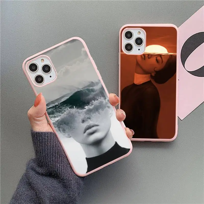 

Creative Art Design Photos Phone Case Candy Color for iPhone 6 6S 7 8 11 12 XS X SE 2020 XR mini pro Plus MAX mobile bags Funda