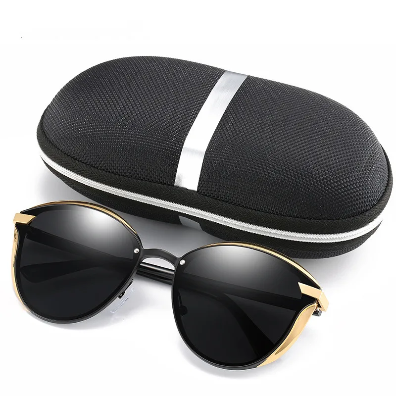 Солнцезащитные очки кошачий глаз женские модные Поляризационные солнечные в