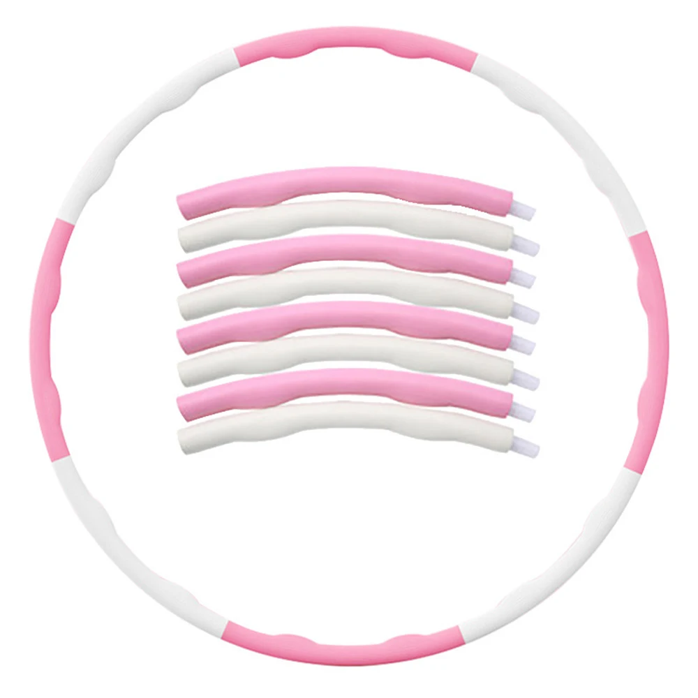 

Removable 8 Section Foam Hoop Gym Body Building Fitness Sport Hoop Slimming massage hoop fitness excercise yoga hoop