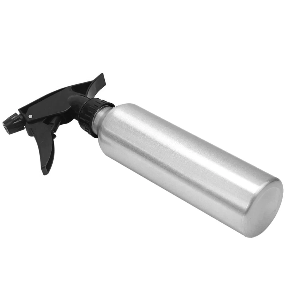 

300ml Aluminum Hair Salon Tool Spray Bottle Hairdressing Plants Water Sprayer New Black Silver Random Ship