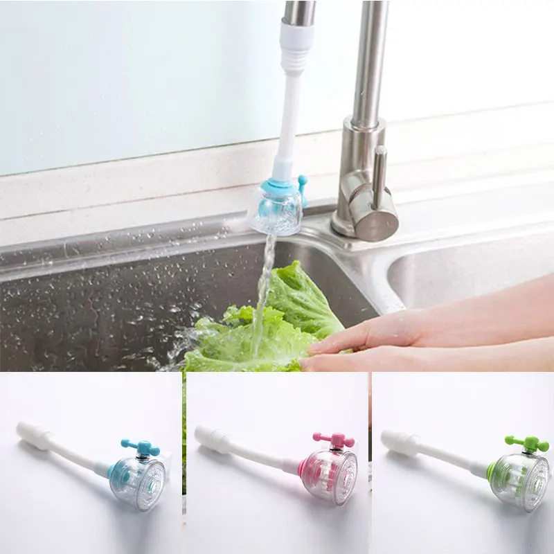 

360 Degree Kitchen Faucet Extender Adjustable Waterproof Splash Kitchen Sink Faucet Extenders Filter Bathroom Accessories