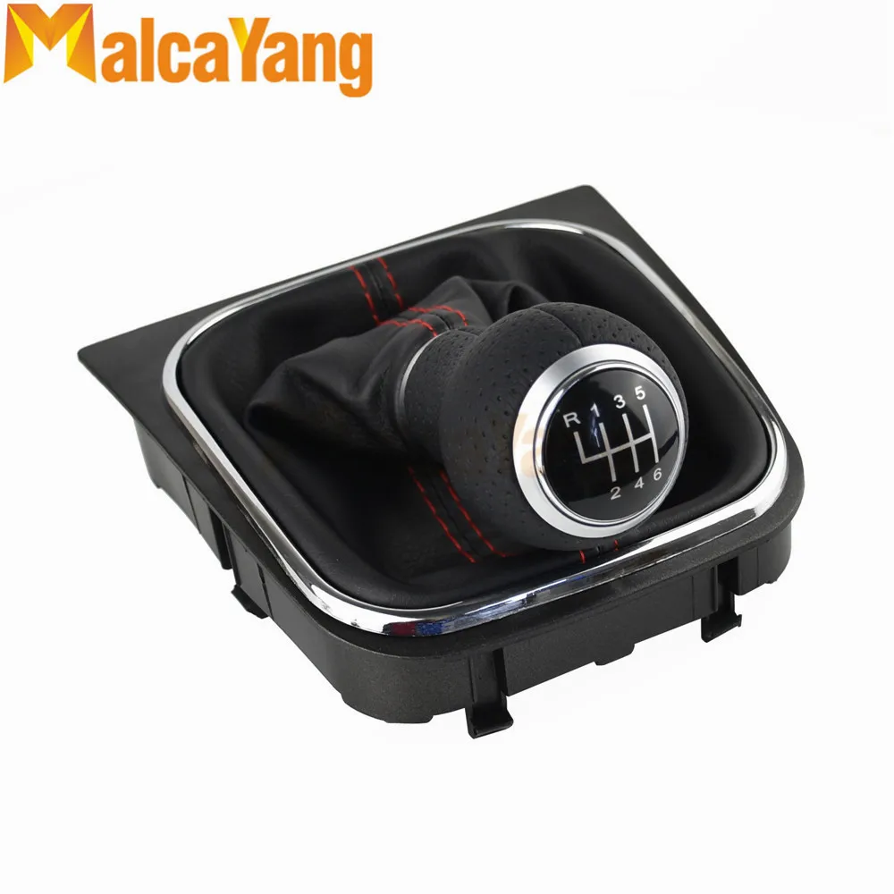 5 6 скоростей серебряное кольцо фоторучка ручка рукоятка для Volkswagen Golf 5/6 MK5/6