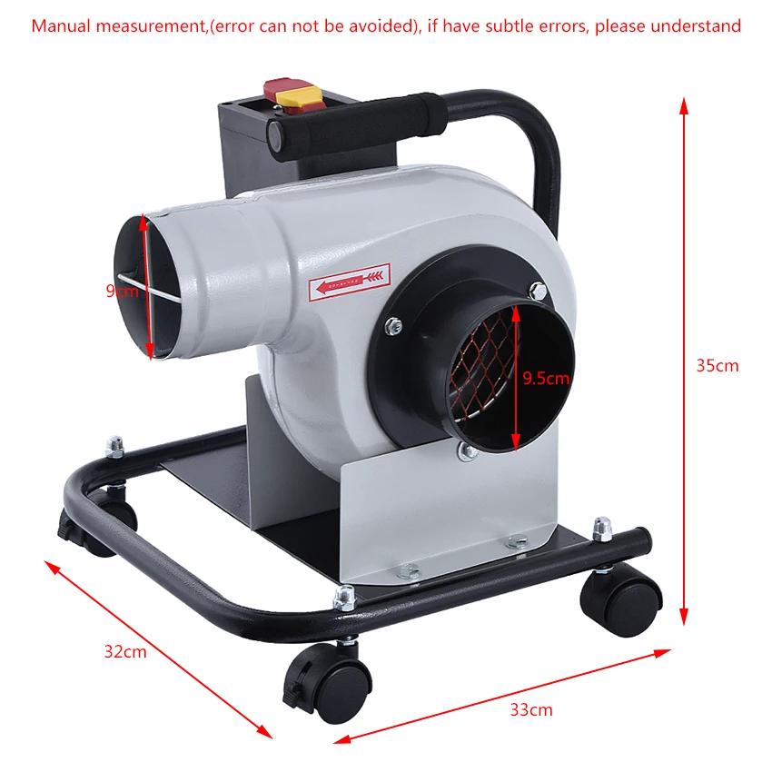 FS-150 Woodworking Vacuum Cleaner Mobile Type Dust Collector Household Industry Vacuum Dust Separator Bag Dust Removal Equipment