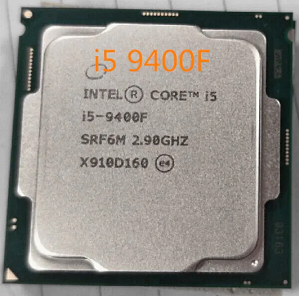 Процессор Intel core i5 9400F процессор 2,9 ГГц 6core LAG 1151 ЦП сервера 6 нитей