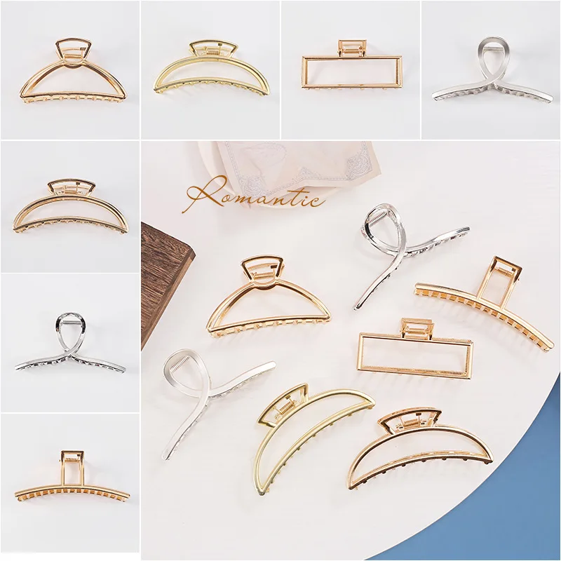 

Женские заколки-пряжки для волос, металлические заколки-крабы