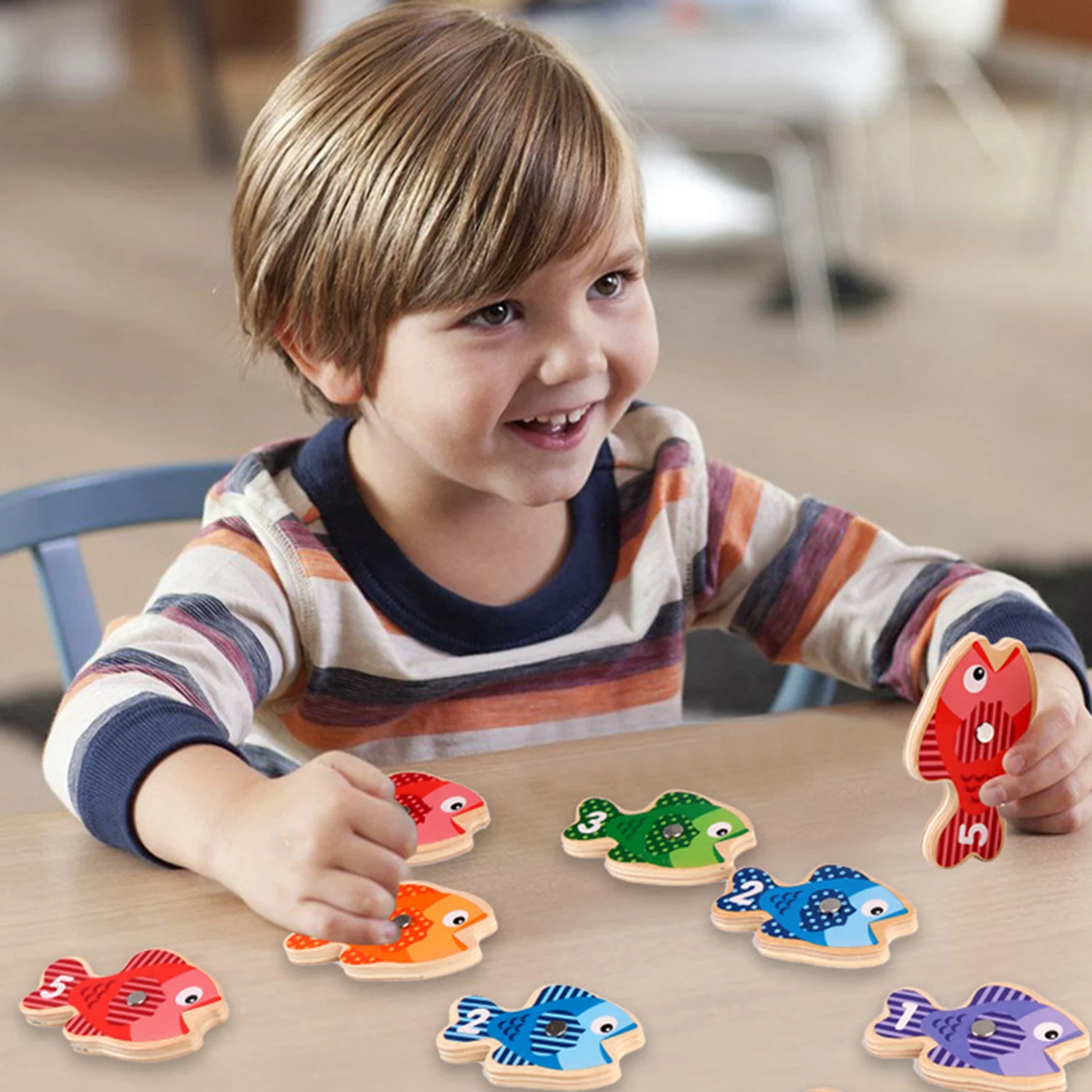 3D Магнитная рыболовная игрушка детская настольная игра в рыбу магнитная рыба