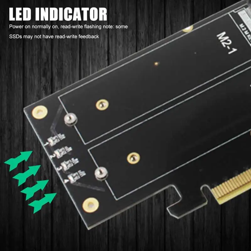 Карта JEYI iHyper m.2 X16 к 4X NVME pci-3.0 GEN3 4 * RAID PCI-E VROC карта Hyper M.2X16 M2X16 X4 | Компьютеры и офис