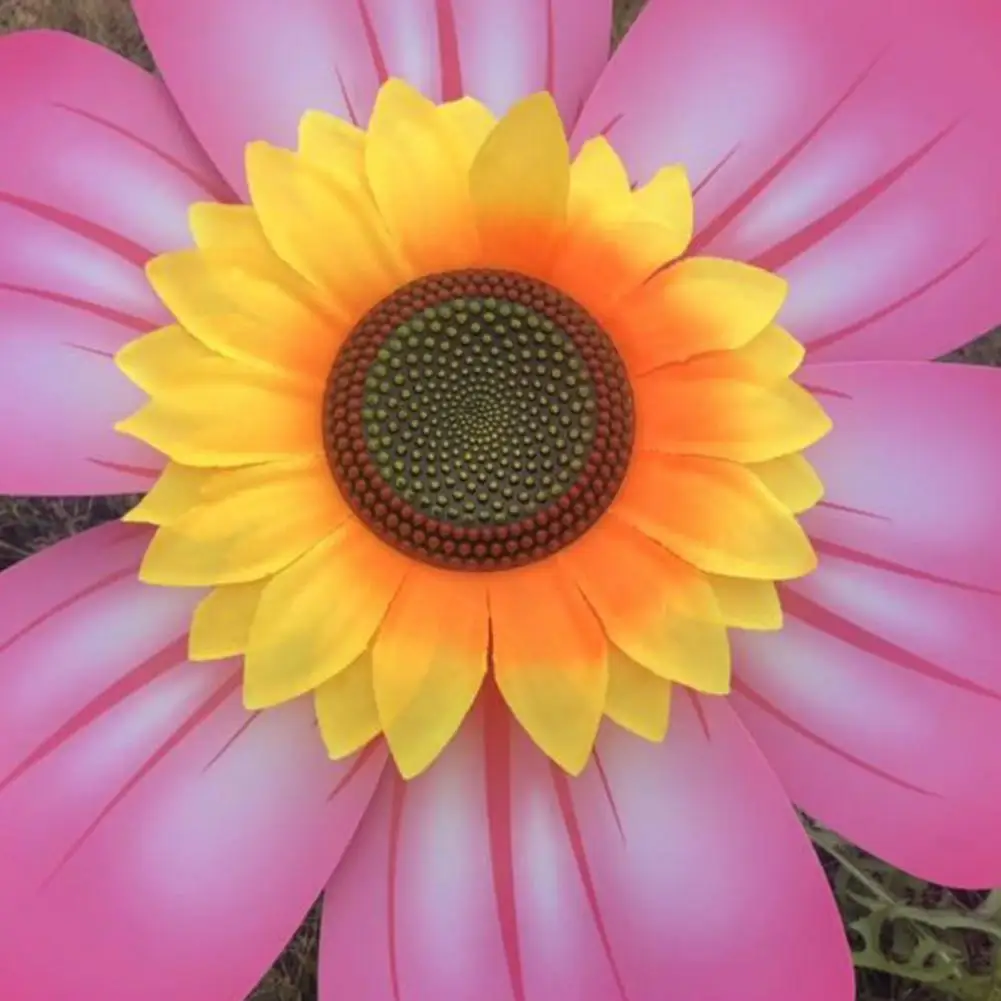 

Sunflower Windmill Colourful Wind Spinner Home Garden Decor Yard Kids Toy Windmill Colorful Wind Spinner for ChildRandom color