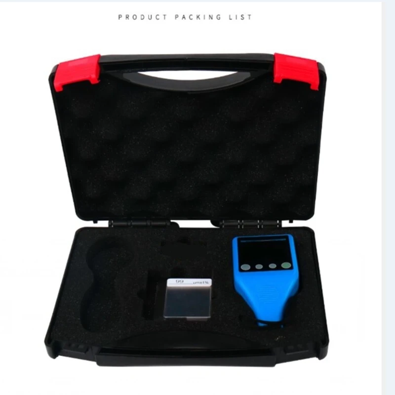 

Car Paint Coating Thickness Gauge Fe/NFe Probe Automatic LCD Integrated Auto Coating Thickness Tester 0-2000um Data Storage