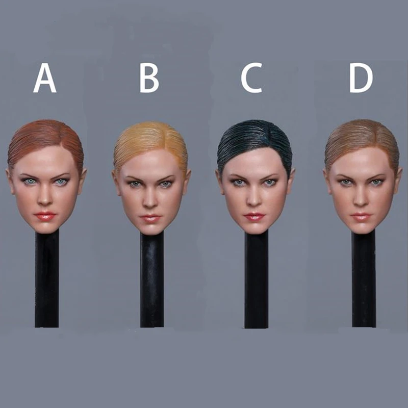 

1/6 масштаб голова лепить красота Европейский женский голова убийцы резьба подходит для 12 "экшн-фигурки тела куклы DIY GACTOYS GC022