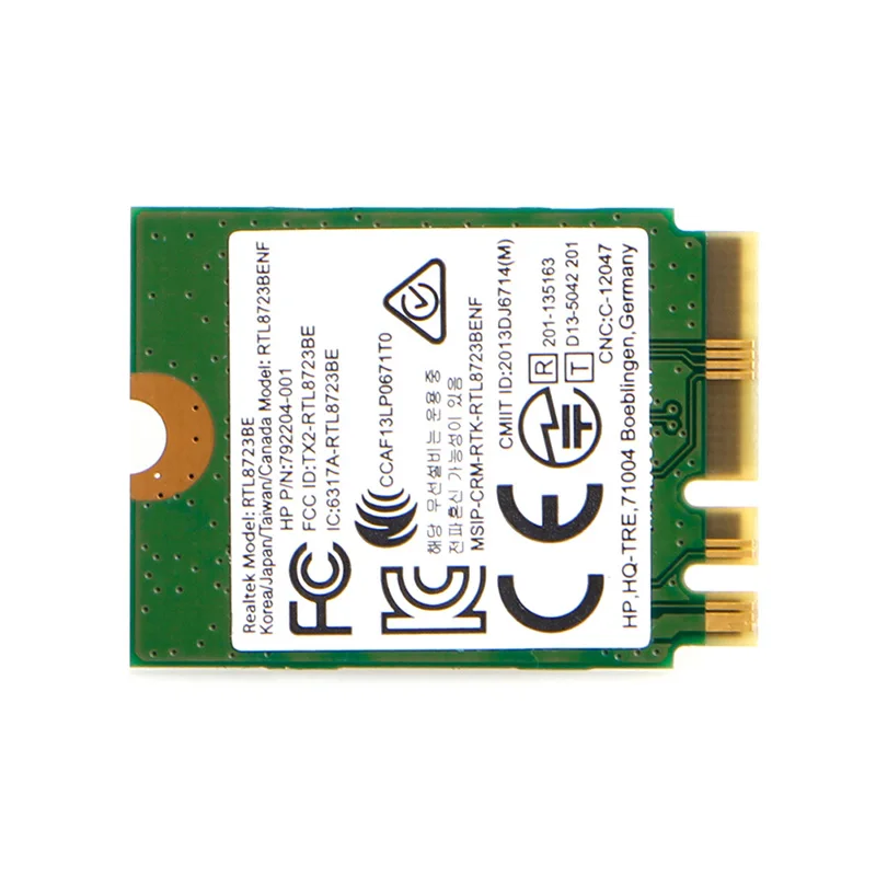 Мини беспроводной Wi-Fi RTL8723BE 792204-001 карта NGFF интерфейс для HP DELL Asus | Компьютеры и