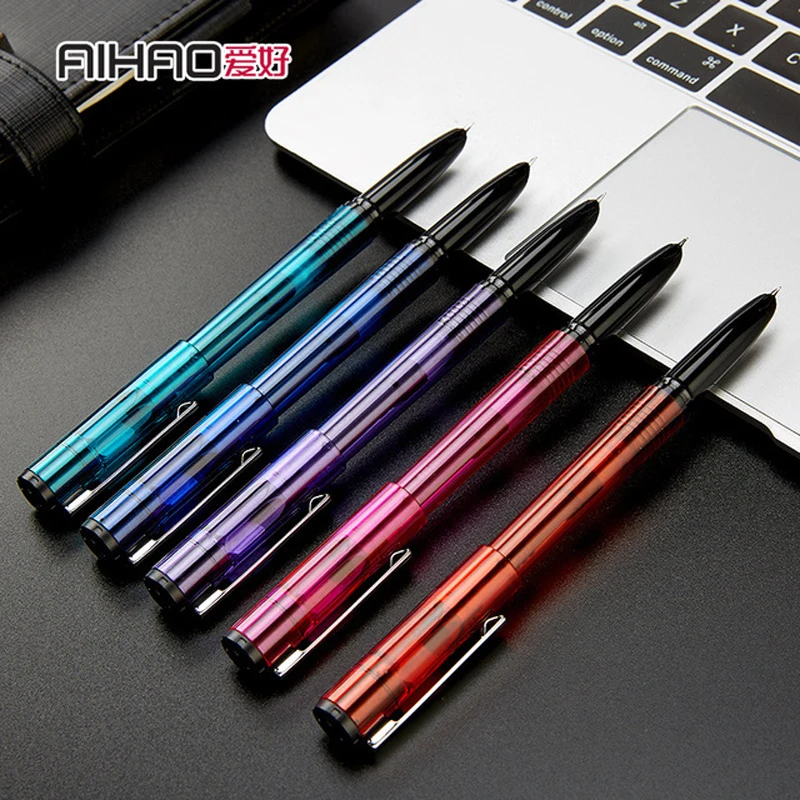 Ручка с чернилами piston dual ues модный новый стиль легкие подарочные авторучки