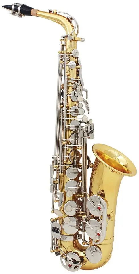 Высококачественный латунный альт-саксофон Eb E-Flat Sax с глянцевой гравировкой