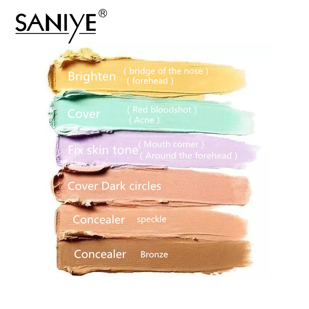 Сания бренд корректор для лица основа консиллер палитра уход за кожей consealer