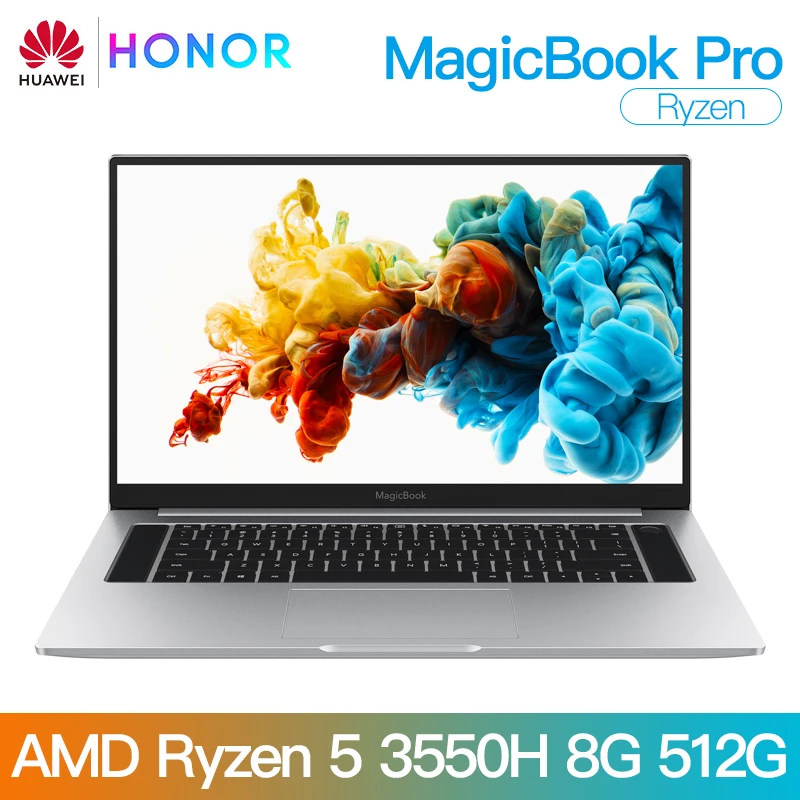 Ноутбук HUAWEI Honor MagicBook Pro(AMD Ryzen R5 3550H 8GB ram/512G SSD/16,1 ''ips sRGB