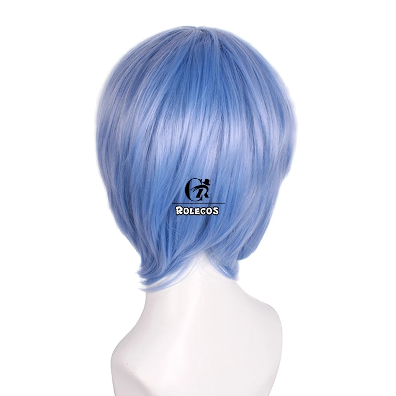 ROLECOS Ayanami Rei косплей парик Аниме EVA Косплей женский синий головной убор
