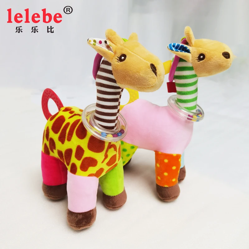 

Lelebe folding circle plush cloth baby puzzle hoop colorful sweet and sweet snare pillar toy