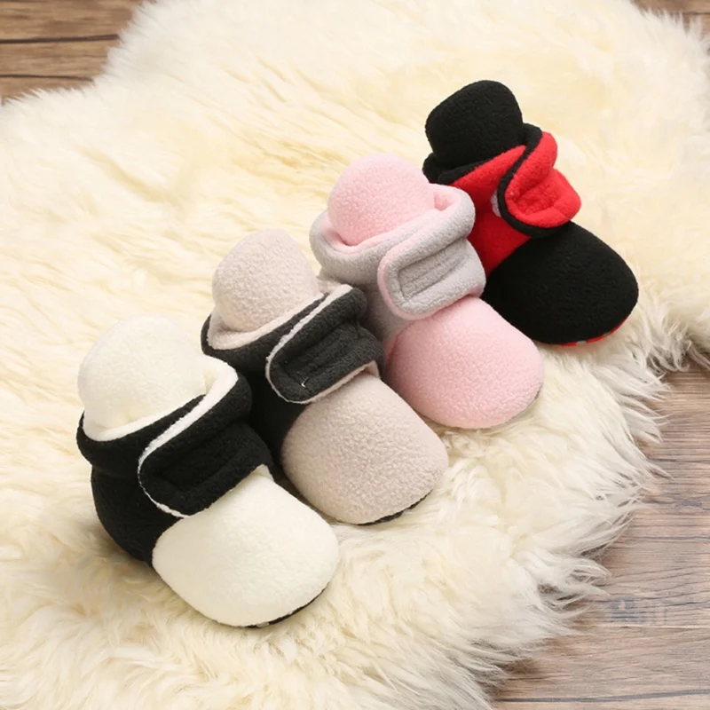 

Newborn Boys Girls Boots Autumn Winter Infant Warm Soft Booties Baby Snow Boots Kids First Walking Shoes