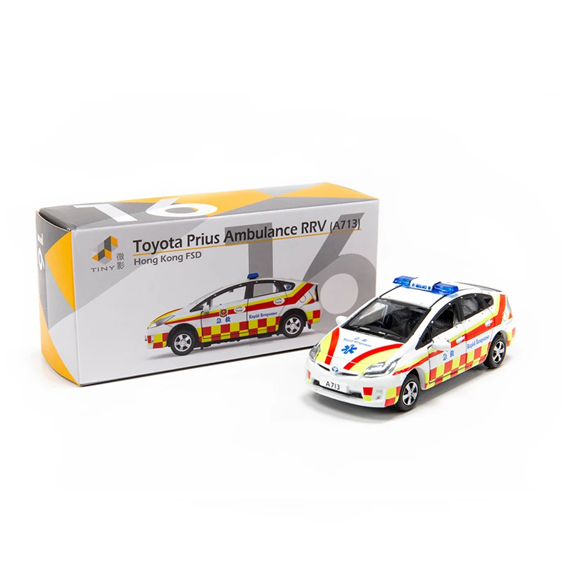 Миниатюрная модель машины скорой помощи 1:64 Prius Дорожная полиция | Игрушки и хобби