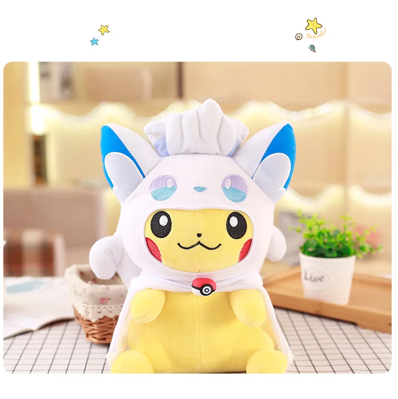 Детектива Пикачу Jigglypuff чармандер Сквиртл плюшевые игрушки мягкие милые захватные машины куклы для детей Забавный подарок