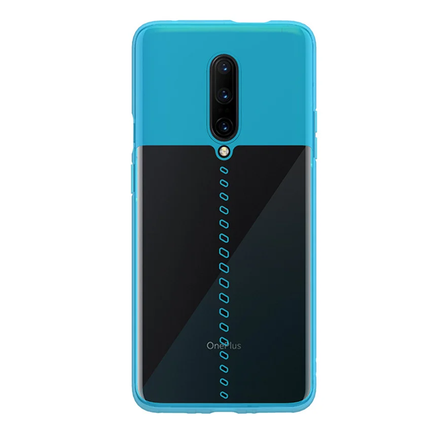 Чехол для Oneplus 7 Pro прозрачный мягкий Силиконовый противоударный чехол с полным