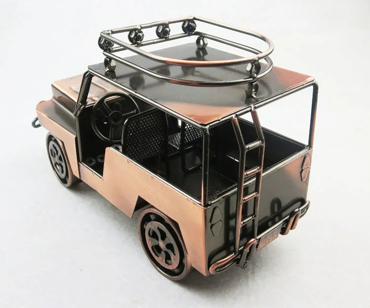 

24cmX12cmX12cm Iron art car model coffee shop bar decorations ornaments special crafts