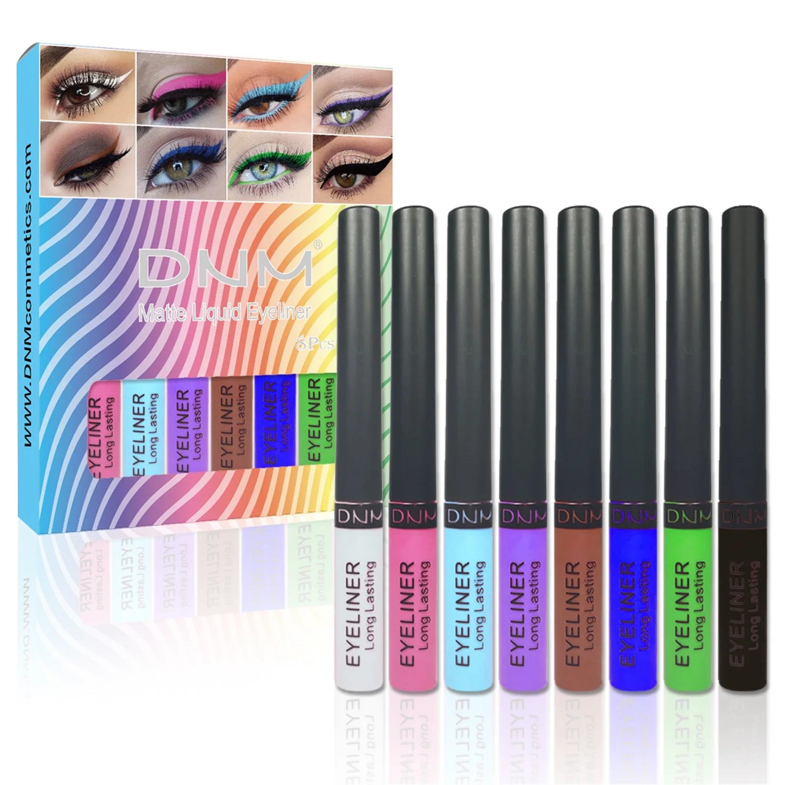 

Waterproof Matte Color Liquid Eyeliner Pen Long Lasting Quick-dry Eyeliner Colorful Eye Liner Beauty Eye Cosmetic Pencil