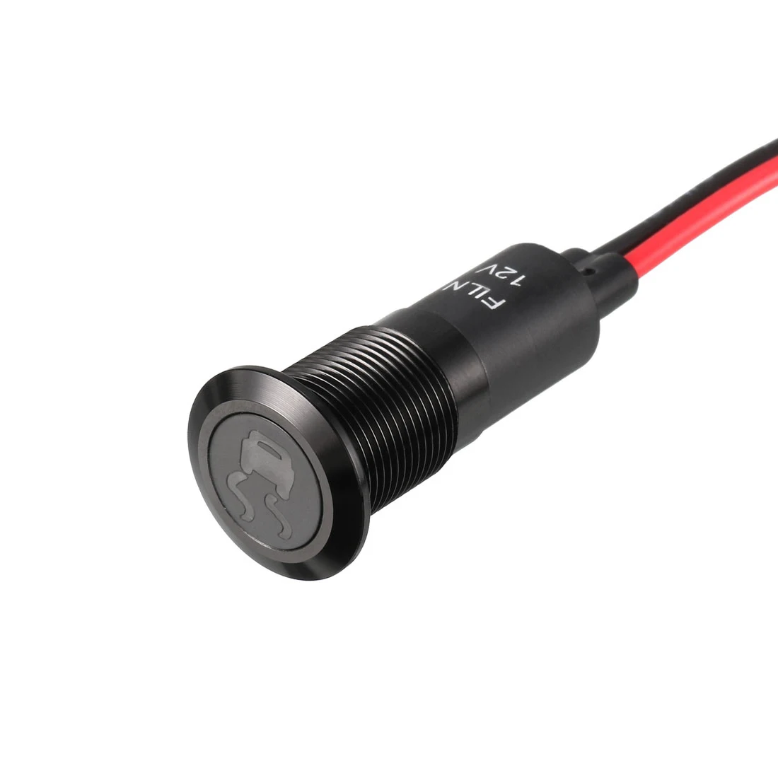 

Uxcell Pilot Dashboard Light DC 12V 12mm Green LED Signal Indicator Light Aluminum Shell with Symbol 2Pcs