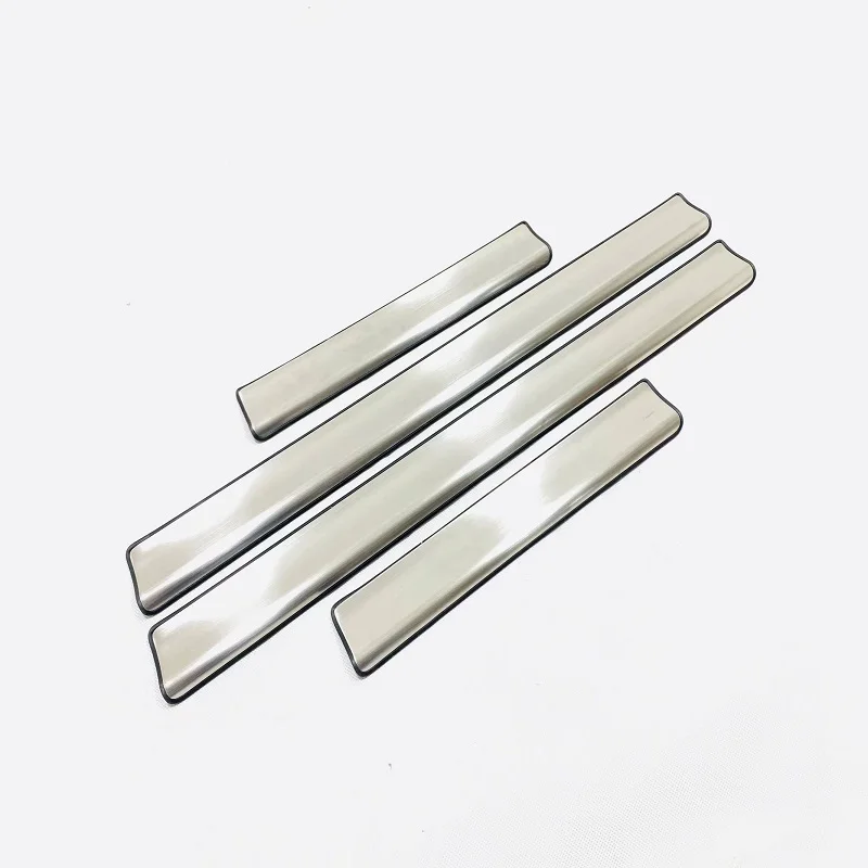 For Auto Styling Accessories Ford Raptor F-150 F150 Door Sill Strip Stainless Steel Sticker Trim Car pedal Protectors Cover
