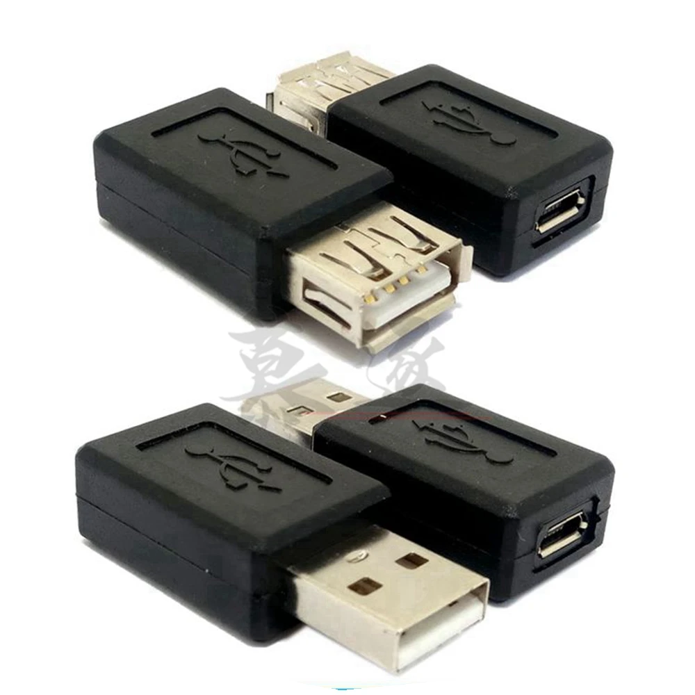 Переходник с USB 2 0 типа А на Micro и MINI B черный оптовая продажа|Компьютерные кабели