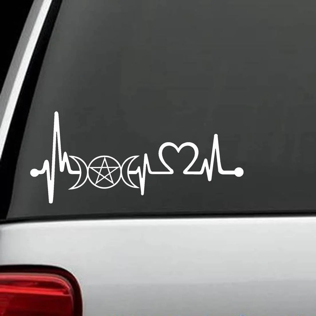 Наклейка для греческой тройной богини языческий Wiccan сердцебиение переводная