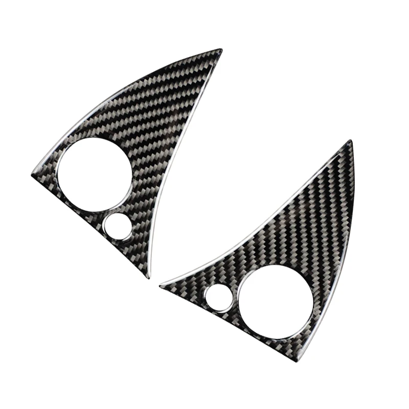 

For mercedes W204 C class Carbon Fiber car modification interior button Stickers Steering Wheel car buttons covers for 2007-2010