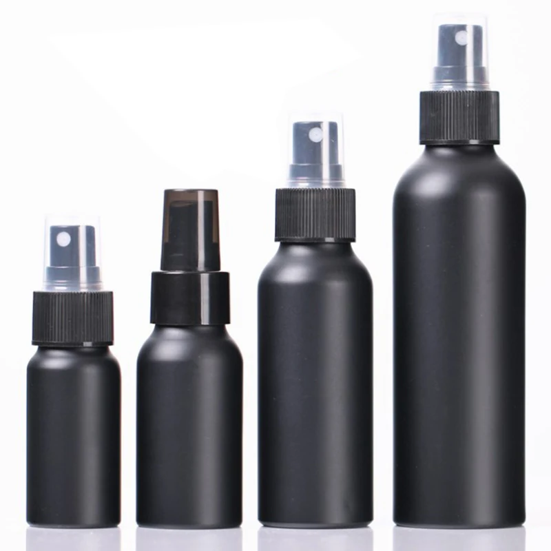 

Portable Travel Black Aluminum Empty Bottle Perfume Spray Bottle New