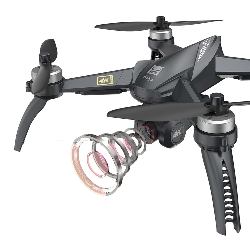 MJX Bugs B5W Дрон gps бесщеточный 5G RC Квадрокоптер Модернизированный 4K Wifi Дрон FPV камера HD Авто возврат 20 мин дроны время полета игрушки