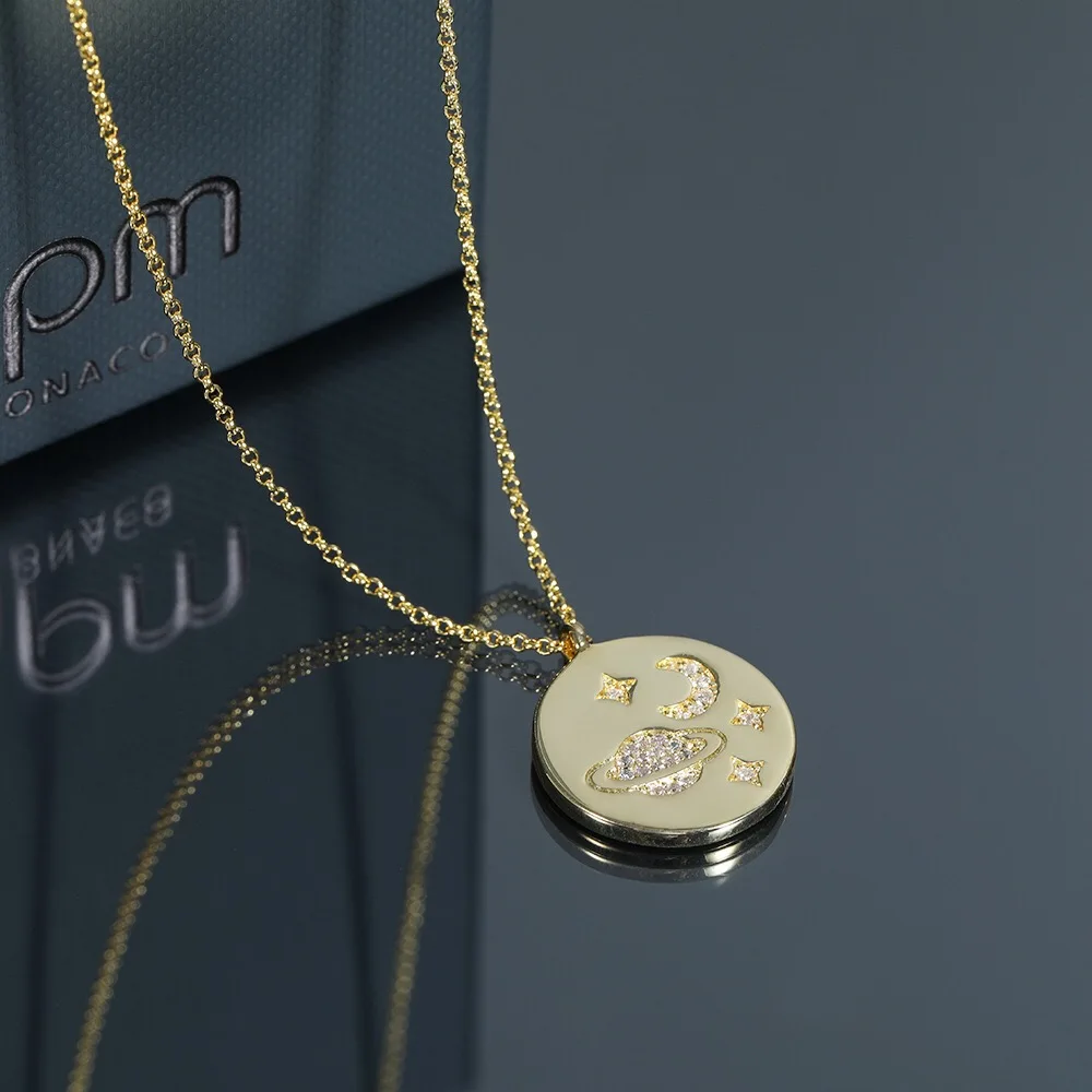 Новое поступление 2019 дизайнерское ожерелье с марокканской луной фирменное