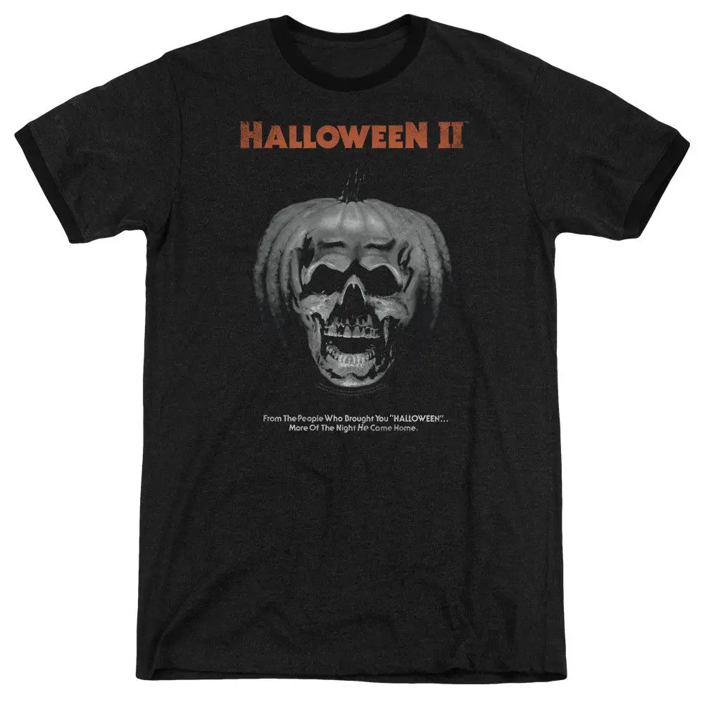 

Authentic Halloween Pumpkin Poster Retro Ringer Mens T-Shirt. Summer Cotton Short Sleeve O-Neck Unisex T Shirt New S-3XL