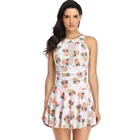 Женский слитный купальник 14 Kinds2021, комплект из 3 предметов, Сетчатое газовое платье, разные цвета с принтом, однотонный пикантный Купальник для женщин, SW155