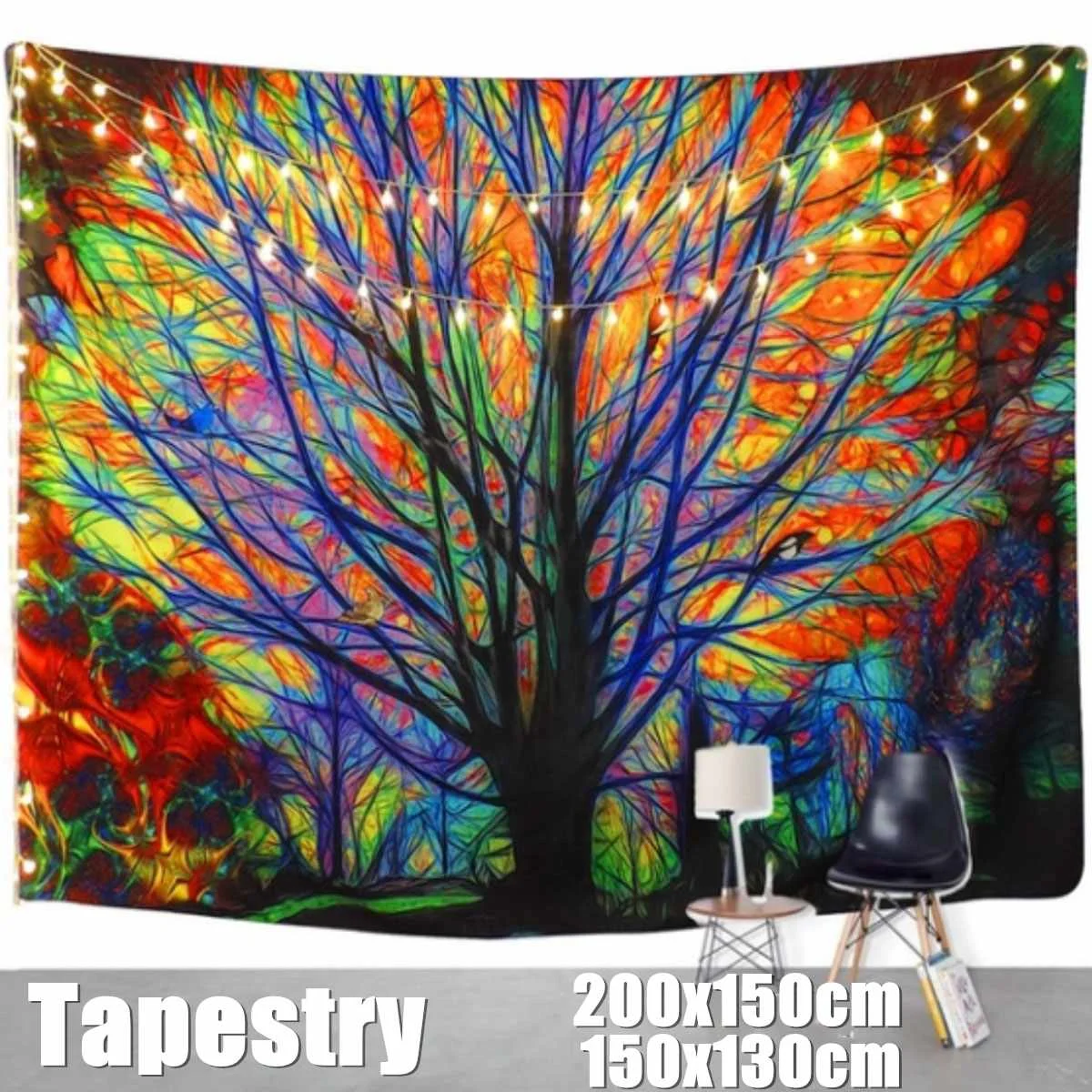 Meigar коврики для туалета/занавески душа/гобелен красочное Древо дома спальни