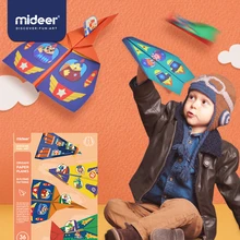 MiDeer Baby Origami Toys Funny Paper Airplane Fold Kindergarten Colorful Animals Theme Ink Printing 3-12Y kids DIY Toys