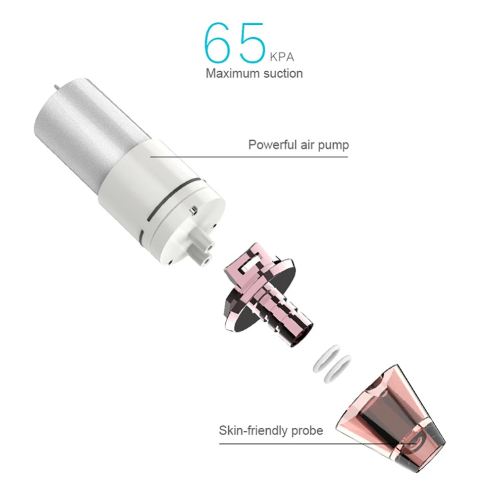 

Blackhead Remover Skin Care Pore Vacuum Acne Pimple Removal Vacuum Suction Tool Blackhead-Remover Dermabrasion-Machine