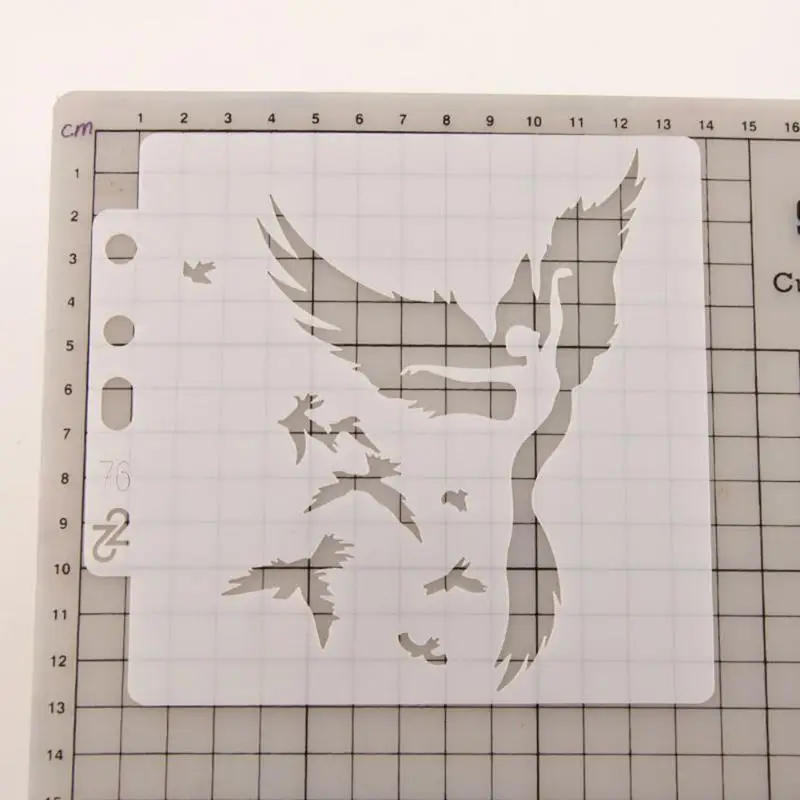 Трафарет с изображением танцора полый рисунок фотошаблон для украшения торта