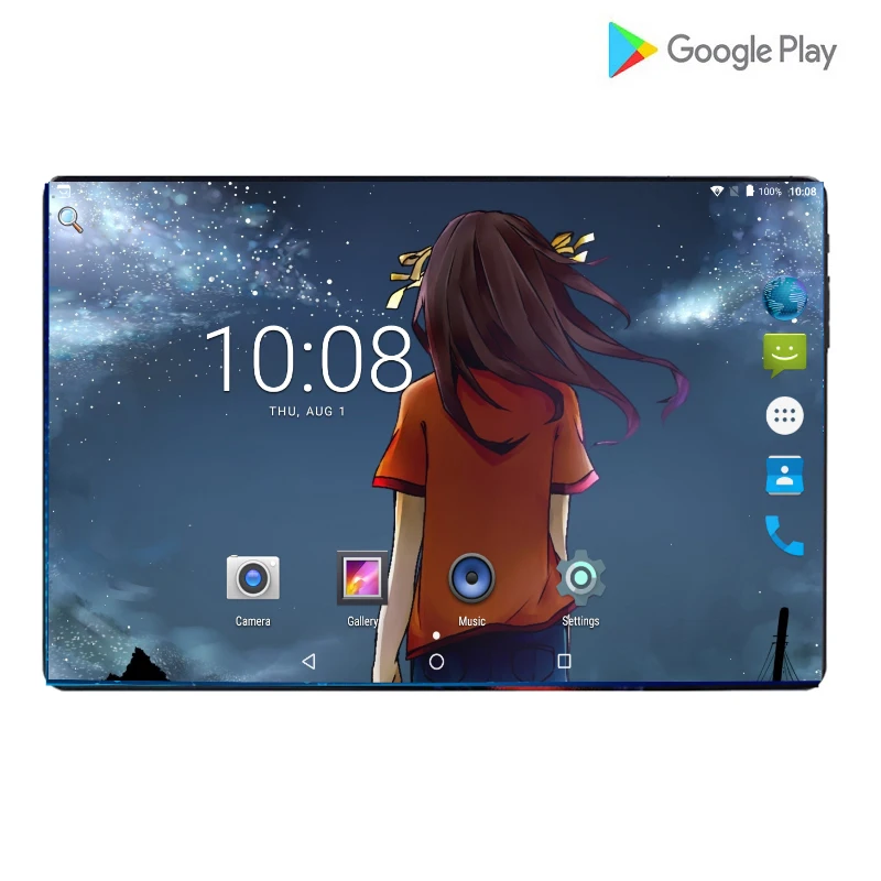Новинка 2020 10 дюймов 4G LTE планшет с функцией звонка ПК Android 9 0 четыре ядра 6 ГБ + 128