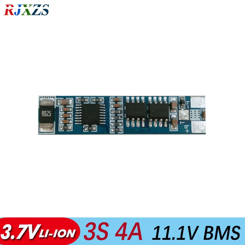 3S 4A 11 1 В lipo литий полимерная BMS/PCM/PCB защита аккумулятора печатная плата для 3